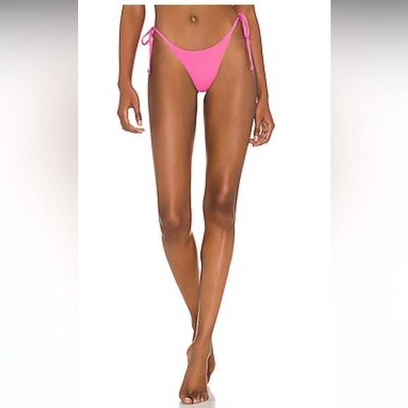 Frankies Bikinis Sky Ribbed Bikini Bottom in Pink
Punch NWT - Picture 1 of 15